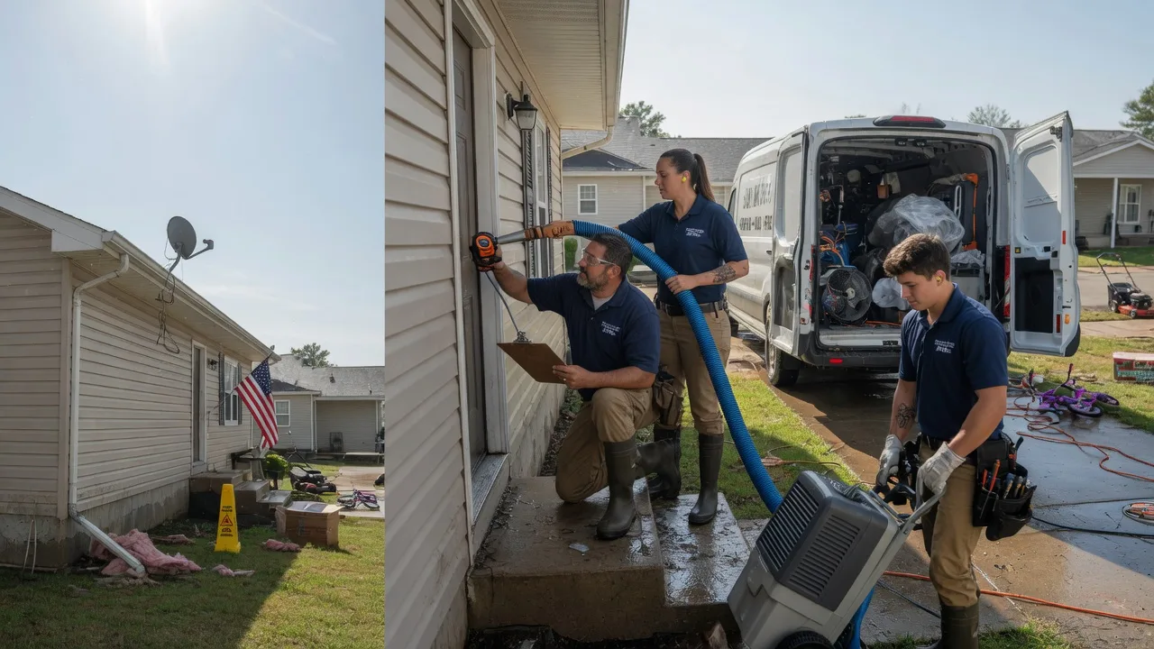 Ceiling Water Damage Restoration in Pekin, IN near me